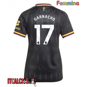Aston Villa Alejandro Garnacho #17 Seconda Maglia Femmina 2026-27 Manica Corta